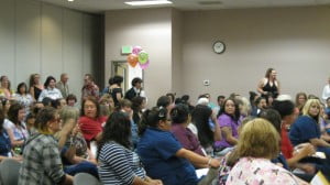 Medical Assisting Degree Greeley students eagerly await the awards assembly.