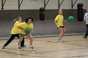 IBMC College sponsors a dodgeball team.